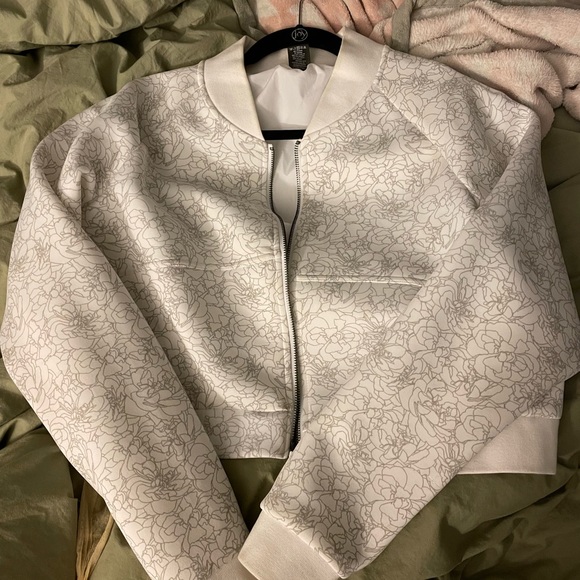 Balance Athletica Jackets & Blazers - Balance Athletics Cropped Bomber Flight Jacket